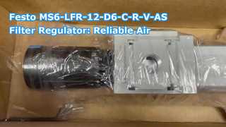 Festo MS6-LFR-12-D6-C-R-V-AS Filter Regulator: Reliable Air Preparation Solution