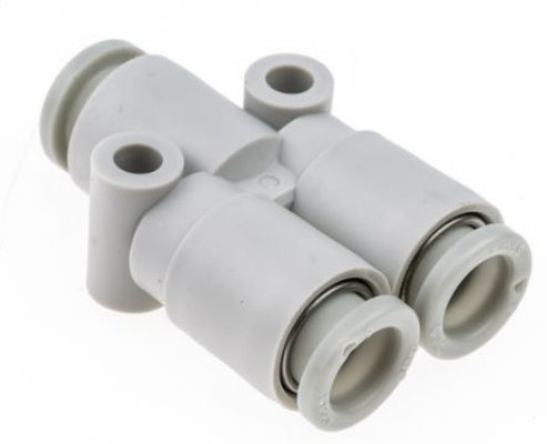 SMC KQ2U06-00A Fitting, Union Y, KQ2 FITTING Operating Pressure Range −100 KPa To 1 MPa