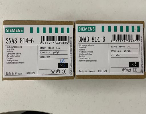 Siemens 3NA3814-6 LV HRC Fuse Element for Measuring Span 30 bar and Oval Flange During Operation