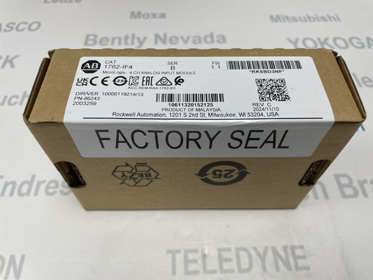 Allen-Bradley 1762-IF4 is a compact Four (4) Differential channels analog input module