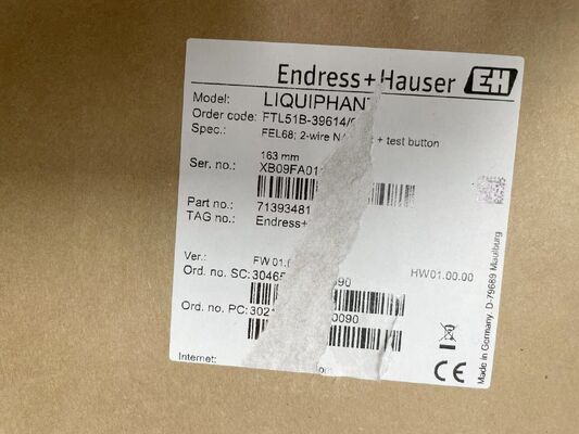 Endress Hauser FTL51B-3961/4 High-Performance Vibronic Level Switch for Liquid Applications