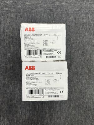 ABB S201-C10 High-Reliability Miniature Circuit Breaker for Low-Voltage Protection