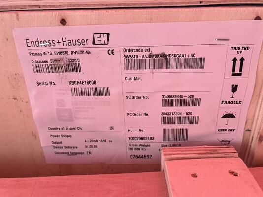 Endress Hauser 5WBBT0-33X0/0  an industrial-grade pressure transmitter
