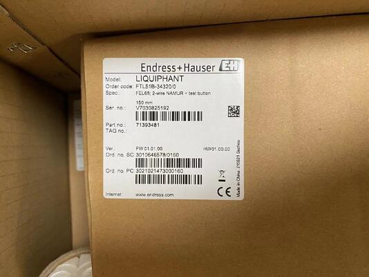 E+H FTL51B-34320/0 Liquiphant SIL-Rated Vibronic Tuning Fork Level Switch 