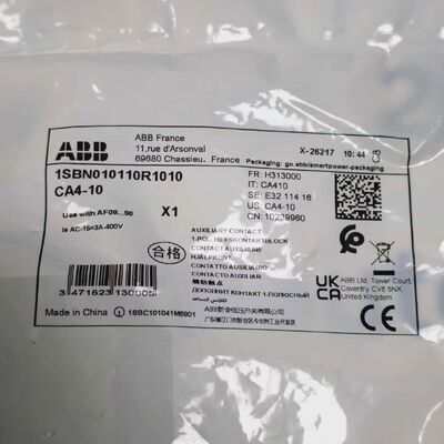 ABB CA4‑10 Auxiliary Contact Block Product Page
