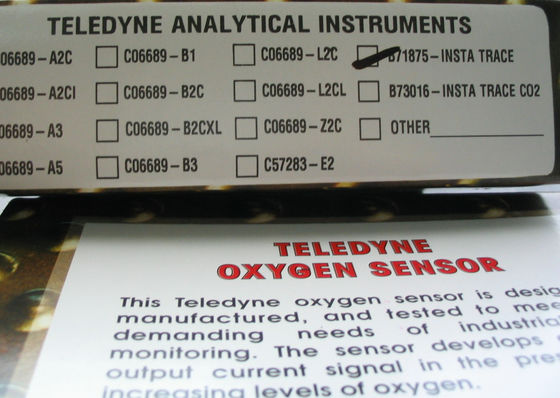 B71875 INSTA TRACE TELEDYNE Fuel Cell For Oxygen Analyzers