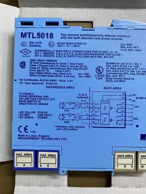 MTL5018 MTL Instruments Proximity Detector Interface Number Of Channels 2
