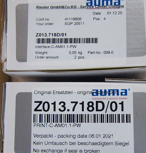 Z013.718D/02 Logic PCB Circuit Board AUMA Actuator Parts