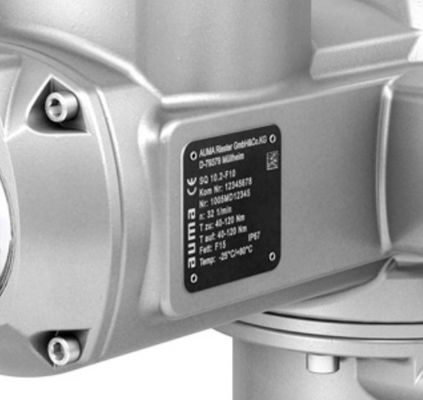 AUMA SQ 10.2-F10 Part Turn Actuator With Matic Actuators Controls AM 01.1