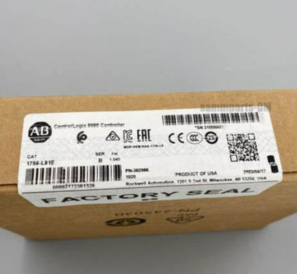 1756-L81E ALLEN BRADLEY ControlLogix 5580 Controller 50 Volts Continuous