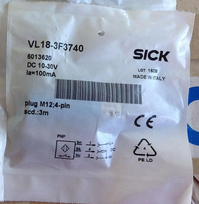 SICK VL18-3F3740 Photoelectric Retro-Reflective Sensor For Industrial Applications