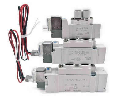 SMC SY5120-5G-01 Valve, Sol, SY5000 SOL/VALVE, RUBBER SEAL Rated Voltage 24 VDC