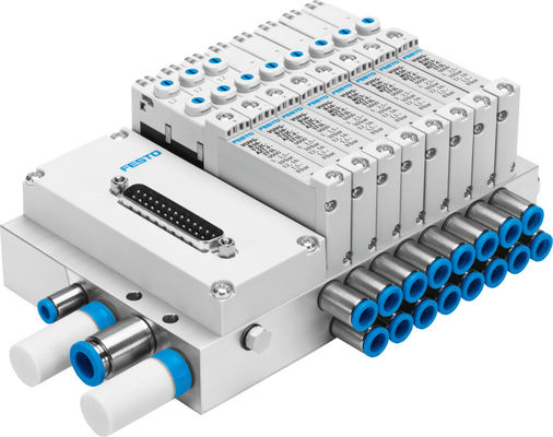 Festo VTUG-10-VRPT-B1T-Q10B-UB-QH6SU-16K+TTSC Valve Manifold VTUG With Multi-pin Plug Or Fieldbus Connection