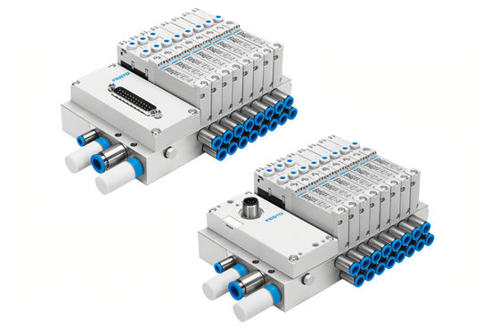 Festo VTUG-10-VRPT-B1T-Q10B-UB-QH6SU-16K+TTSC Valve Manifold VTUG With Multi-pin Plug Or Fieldbus Connection