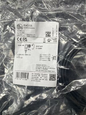 IFM EVC005 ADOAH040MSS0005H04 Female Cordset with TPU Material and High Rangeability up to 400 1