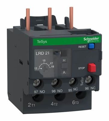 Durable Schneider Electric LRD21 Thermal Overload Relay with 7.874" 200.00mm Mounting Hole Spacing and NAMUR Interface