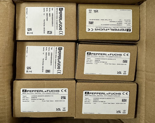 Durable P F UC6000-30GM70-2E2R2-V15 Ultrasonic Sensor with ATEX Certification and max. 5000 Pulse Count