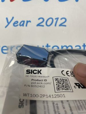 SICK WT100-2P1412S01 Photoelectric Sensors Accurate Sensing with Sensing Range of 0 m to 40 m and Reproducibility of ≤ 2 %