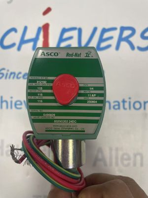 24 VDC Input Supply Rating RJ45 Connector Type ASCO 8320G202 Solenoid Valve for Industrial Applications