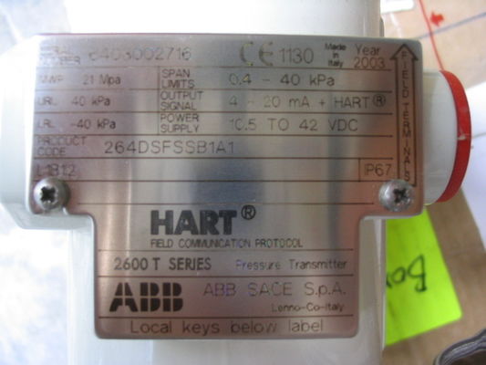 ABB 264DSFSSB1A1 2600 T series pressure transmitter