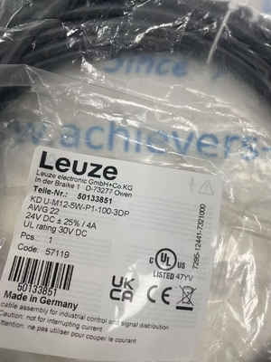 Leuze KD U-M12-5W-P1-100-3DP Connection cable