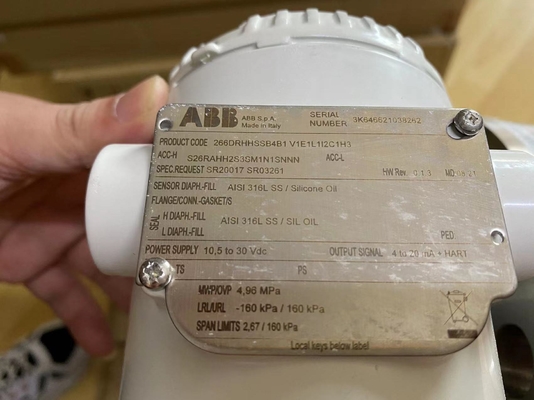 ABB 266DRHHSSB4B1V1E1L112C1H3 Pressure Transmitter with I/P Module