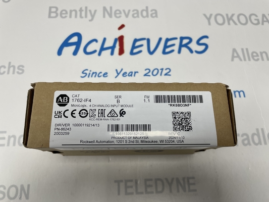 Allen-Bradley 1762-IF4 is a compact Four (4) Differential channels analog input module