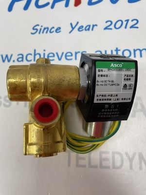  ASCO 8321G001 125DC 3-Way Brass 1/4 In Solenoid Valve 
