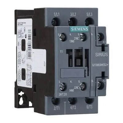 SIEMENS 3RT2026-1AP00 High-Performance 3-Pole Power Contactor