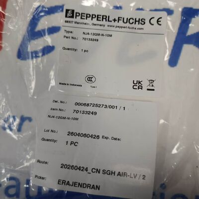 Pepperl+Fuchs NJ4-12GM-N-10M M12 Non-Flush NAMUR Inductive Proximity Sensor