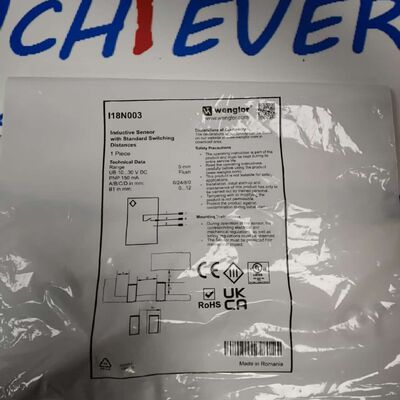 Wenglor I18N003 Flush Mount Inductive Proximity Sensor
