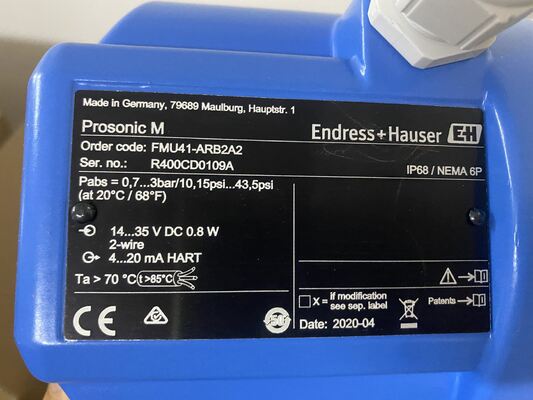 E+H FMU41-ARB2A2 Prosonic M Ultrasonic Level Transmitter