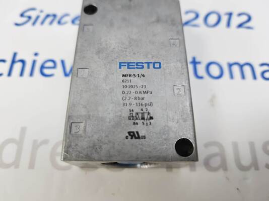 Festo MFH-5-1/4 Pilot Poppet Solenoid Valve