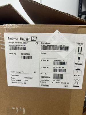 Endress Hauser 5H1B50-HOE3/0 Electromagnetic Flowmeter With Level Input 1x Sensor FDU9x/8x