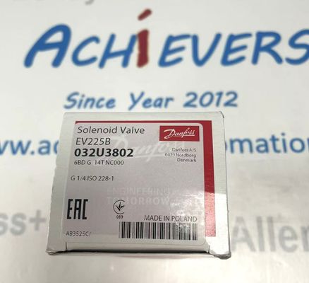 Danfoss Solenoid valve, EV225B, Function: NC, G, 1/2, 3 m³/h, PTFE 032U3805