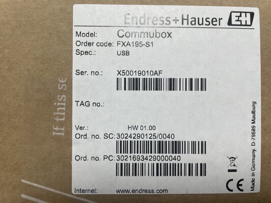  E+H FXA195-S1 Commubox Intrinsically Safe USB/HART Modem