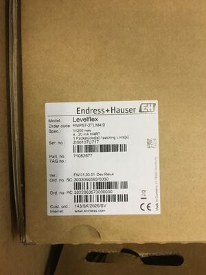  E+H  FMP57-2TLM4/0  Levelflex Guided Wave Radar Level Transmitter