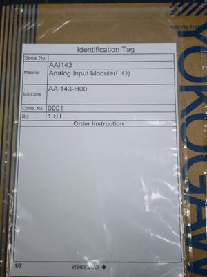 YOKOGAWA AAI143-H00 16-Channel Isolated Analog Input Module